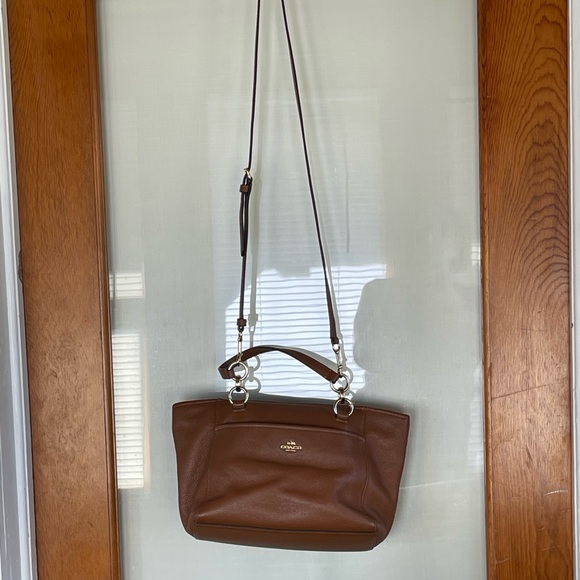 COACH Pebbled Leather Cognac Satchel — Style No. G1781-35830 - Picture 2 of 11